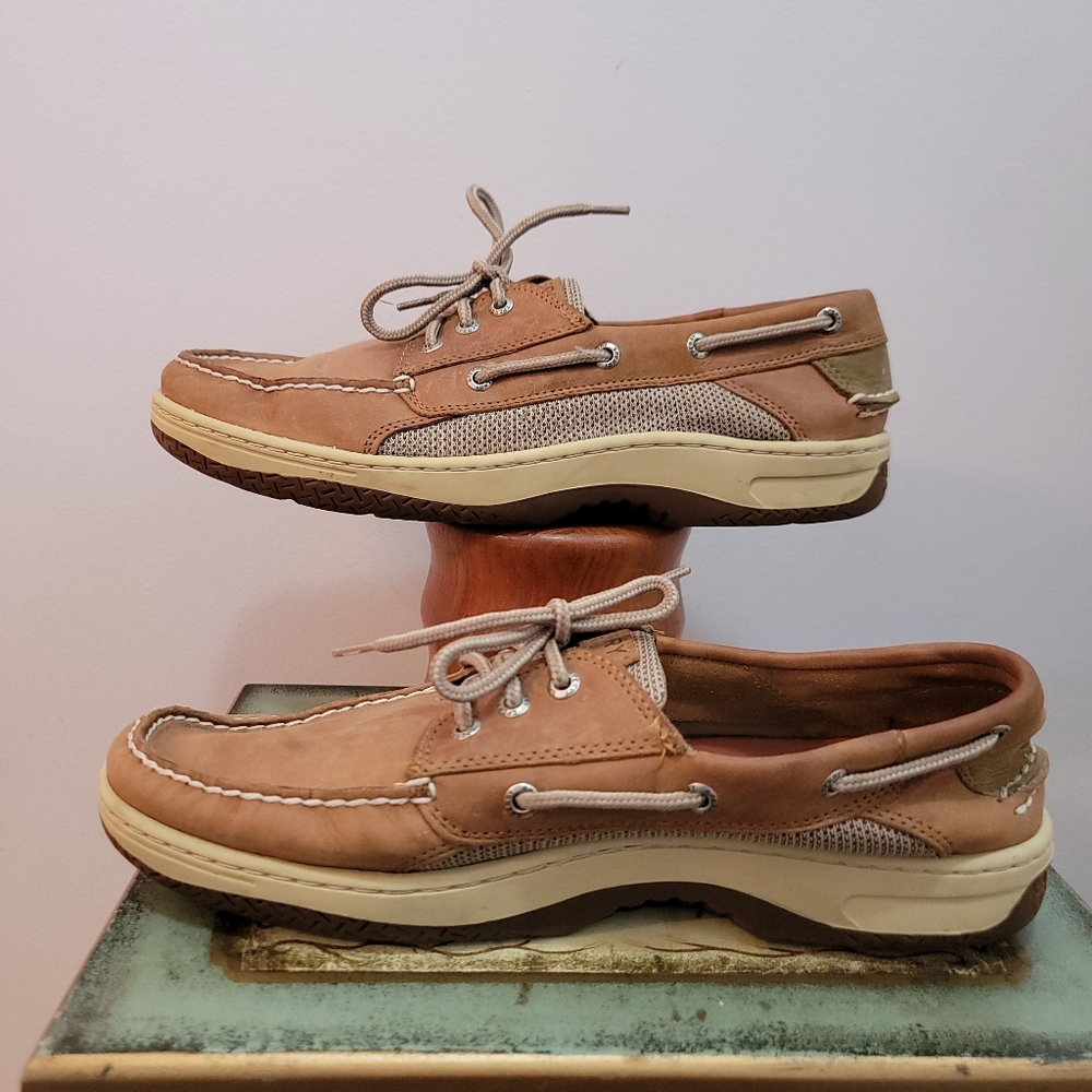 Sperry Top Sider Brown Boat Shoes Size 11 - Picture 3 of 7